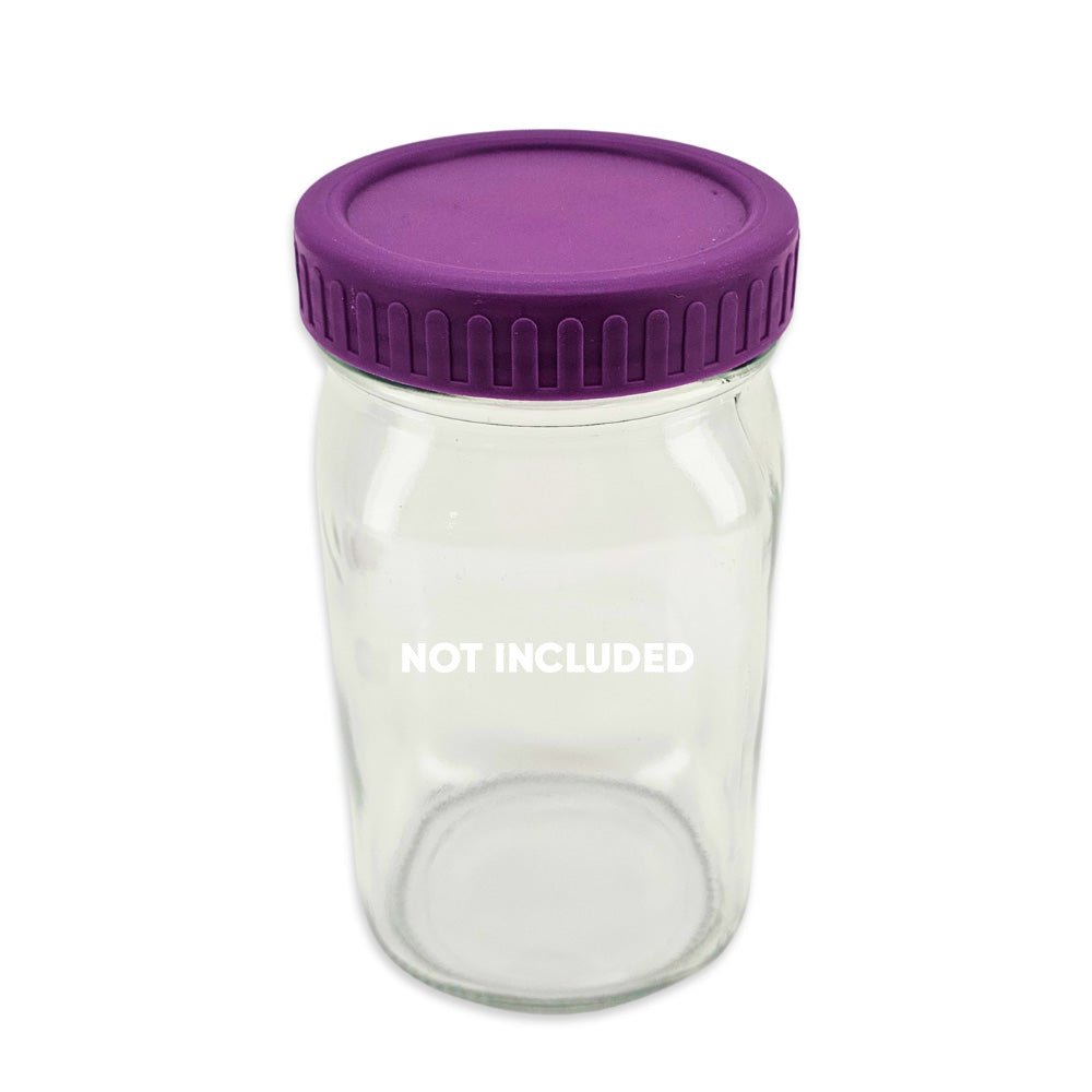 Haul Mason Jar Leak-Proof Lids 6 Pack Purple