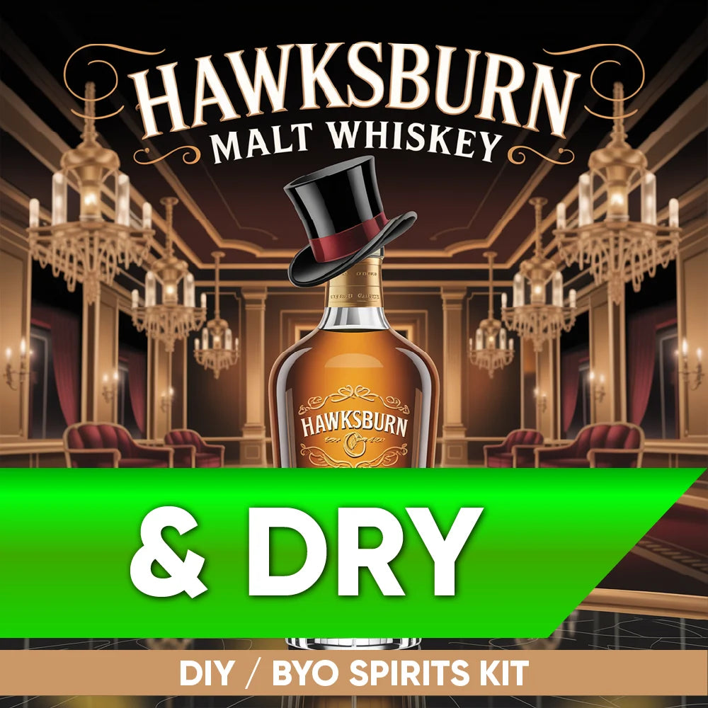 Hawksburn Malt Whiskey and Dry DIY BYO spirits keg kit