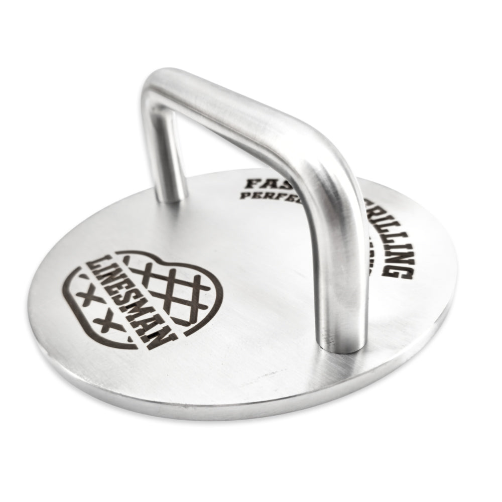 1.5kg round stainless steel BBQ grill weight