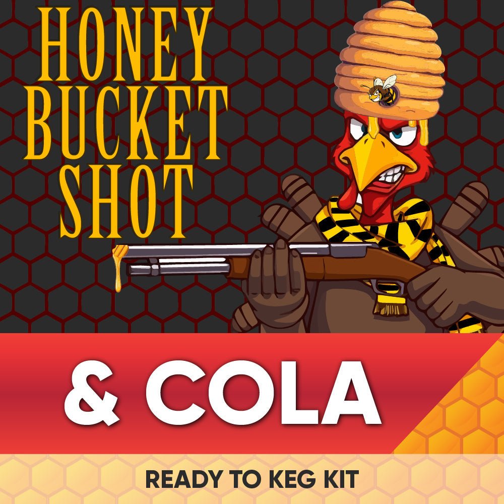 Honey Bucket Shot Kentucky Bourbon and Cola Ready to Keg Kit
