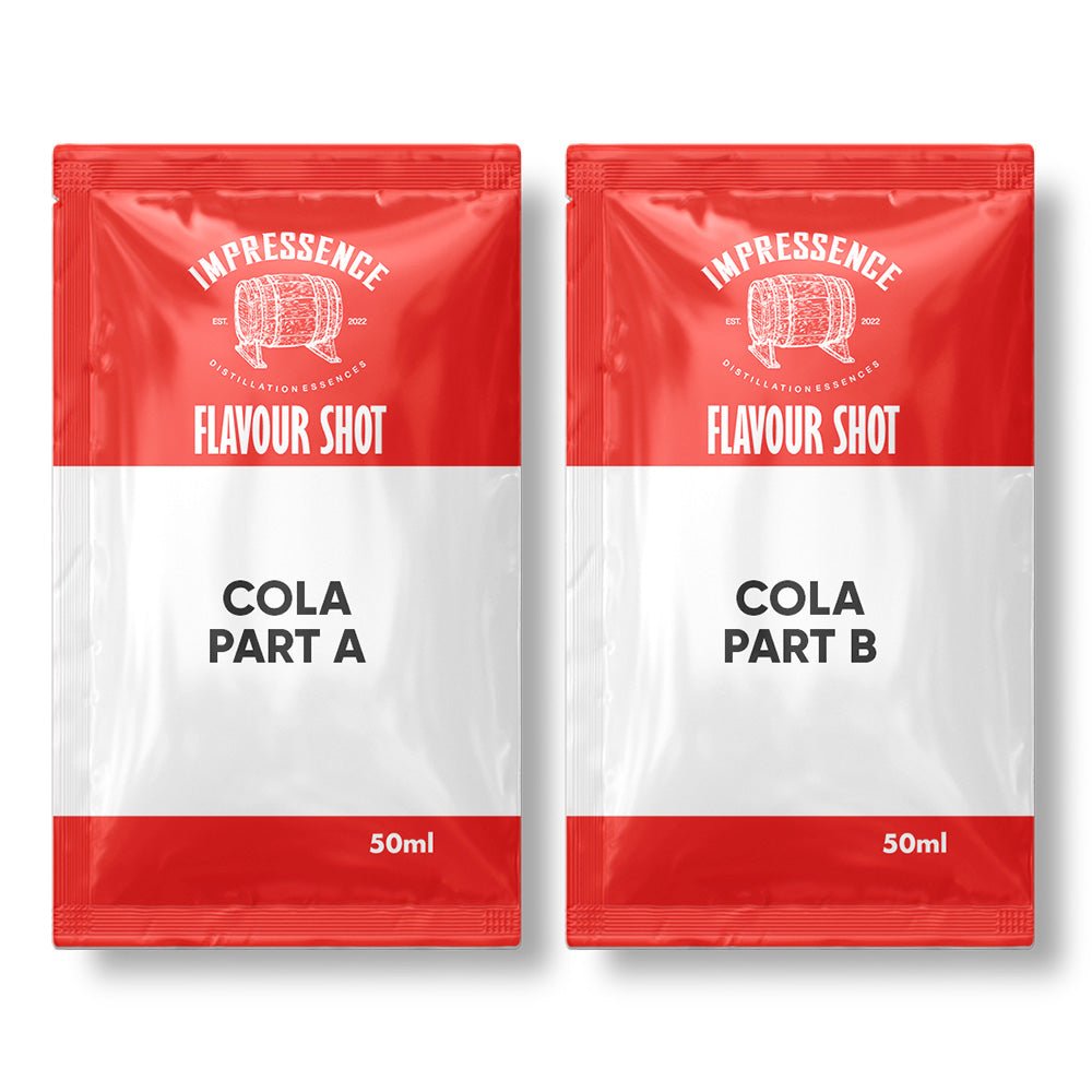 Impressence Cola flavour shot two-part kit