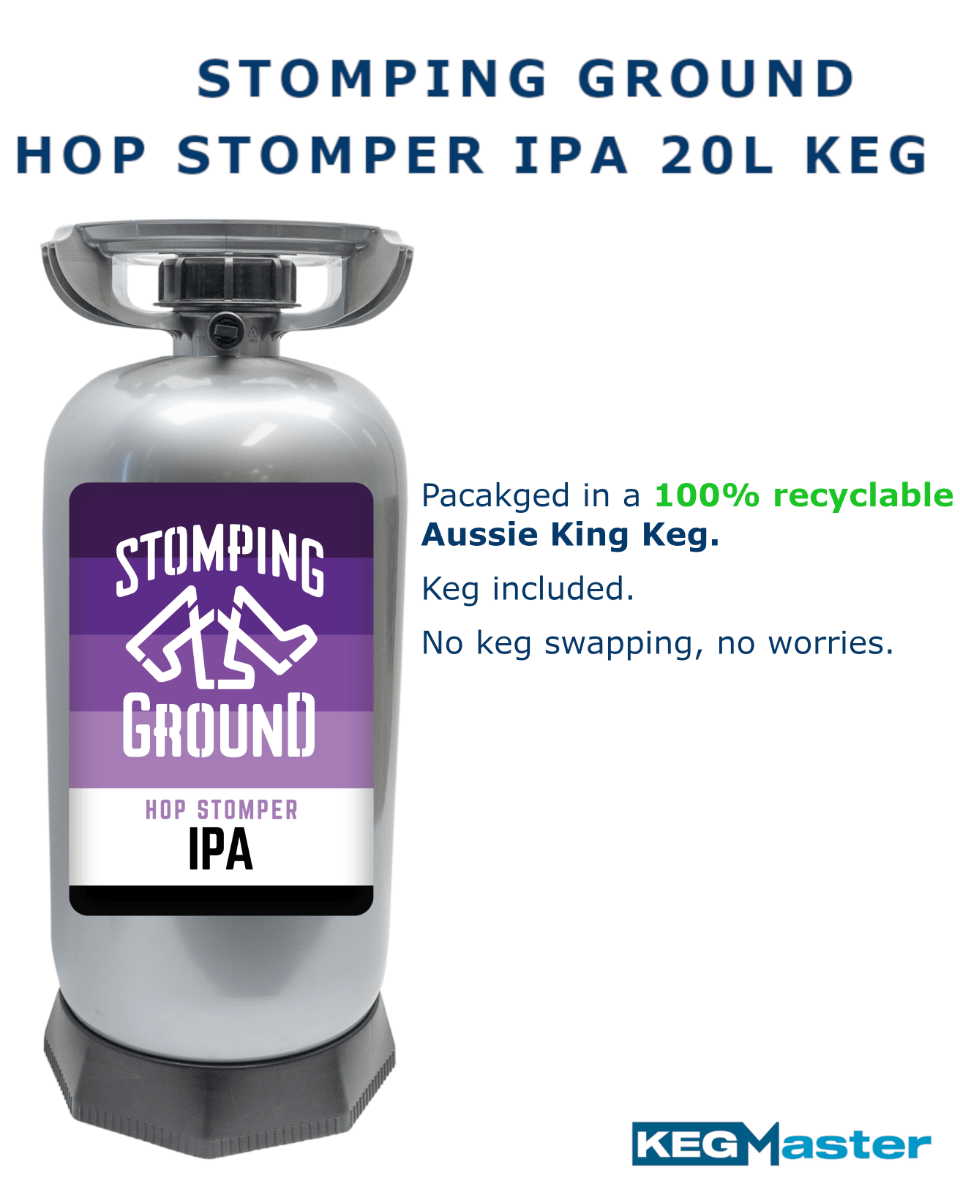 Keg of Beer Stomping Ground Hop Stomper IPA 20L