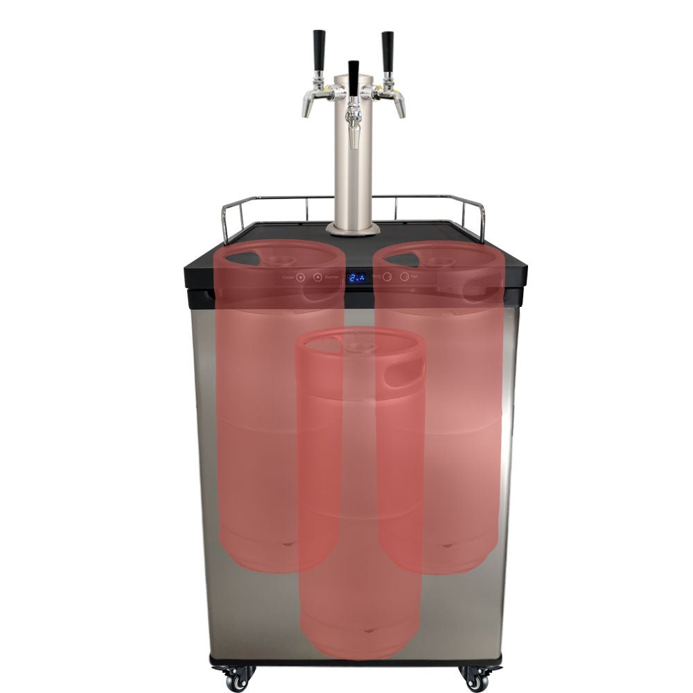 Kegerator builder for brewery made beer, configurable package