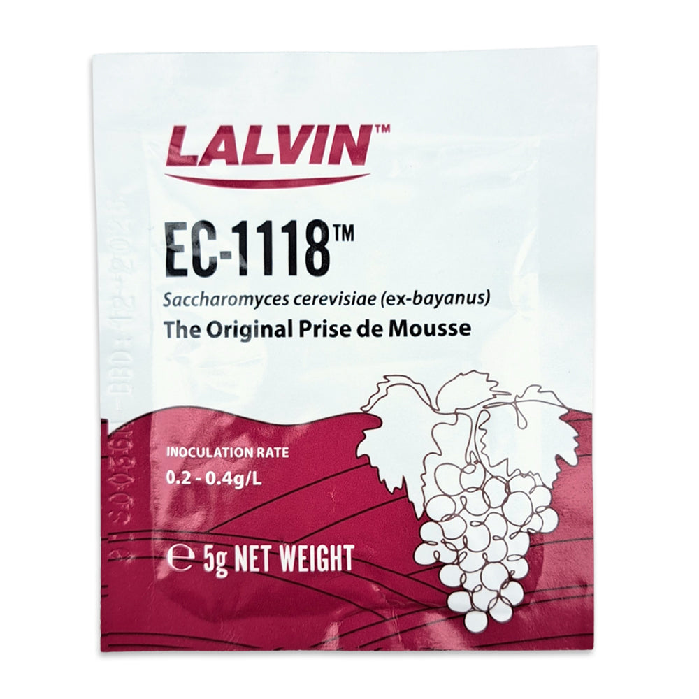 Lalvin EC-1118 wine yeast 5g