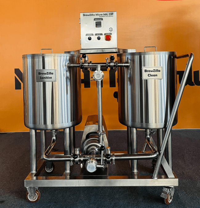 Micro brewery 50L clean in place CIP cart