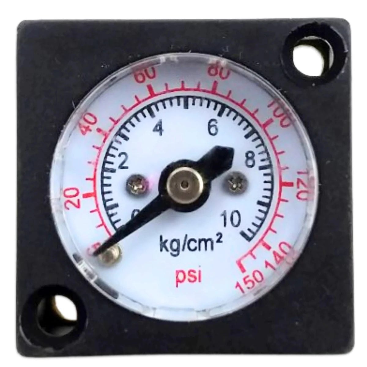 Mini gauge 27mm radial stem 0-150psi
