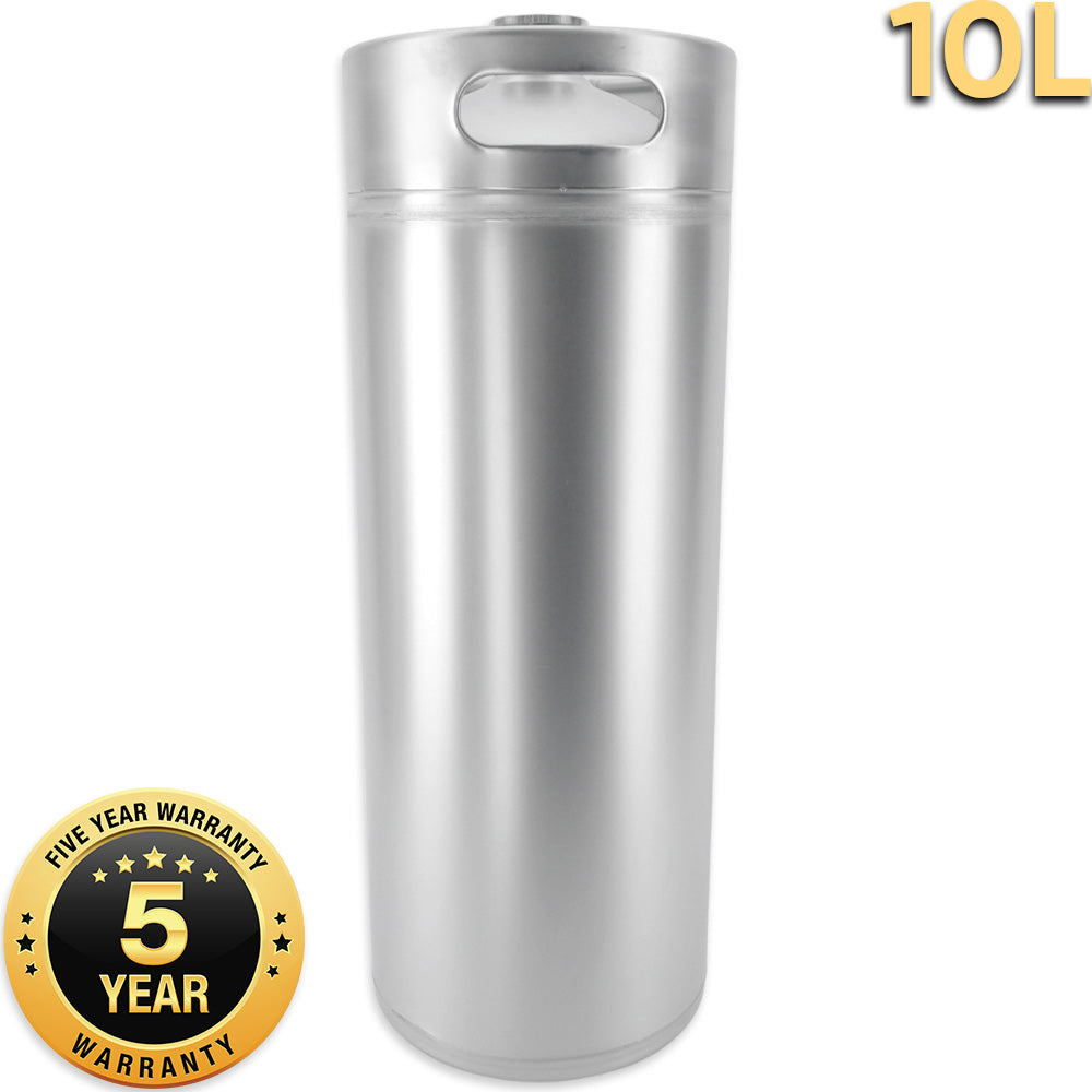 10 litre stainless steel mini keg