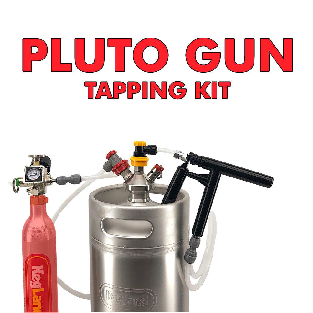 Mini keg Pluto Gun tapping system