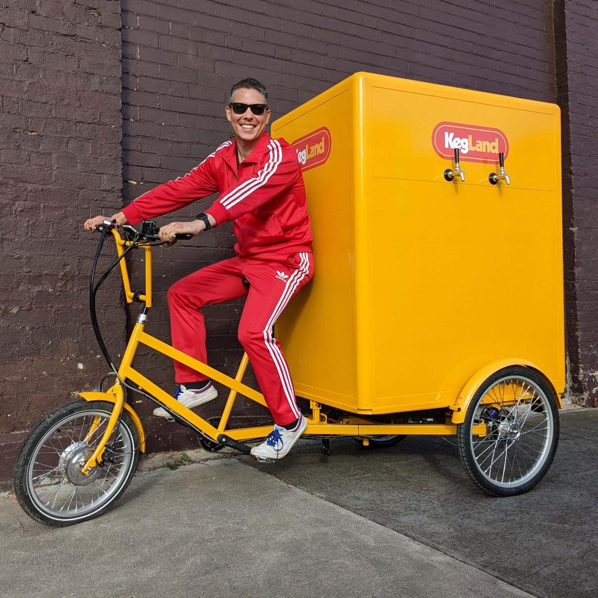 Mr Frothy Keg Bike Solar Powered Keg Dispensing Solution