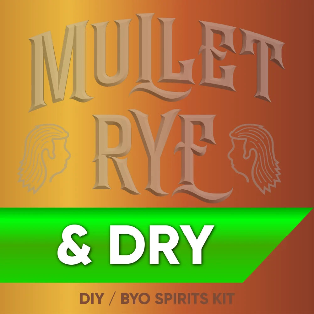 Mullet Rye and Dry DIY BYO spirits keg kit