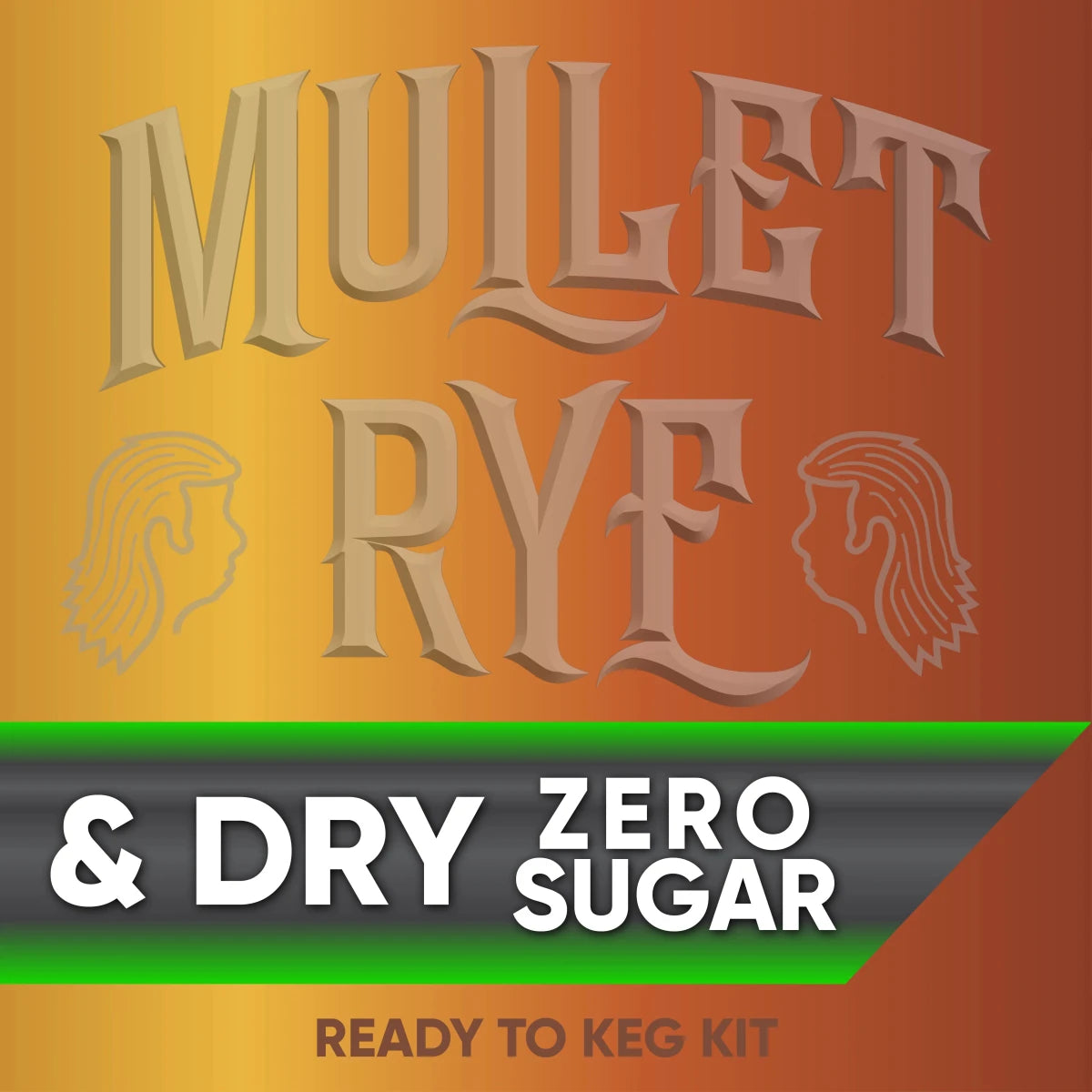 Mullet Rye and Dry zero sugar ready-to-keg kit