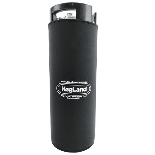 Neoprene keg parka for 19L kegs, black
