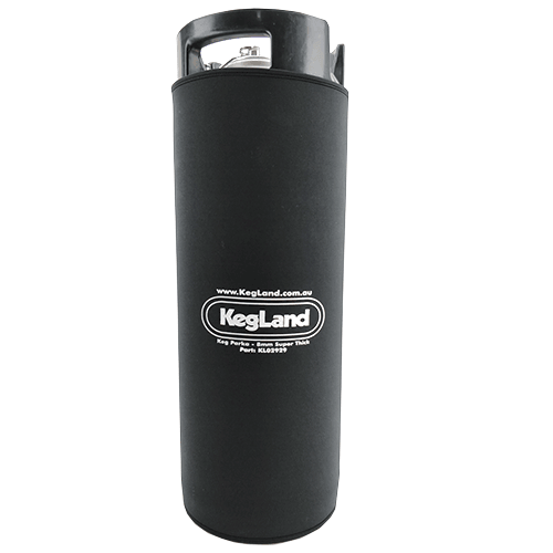 Neoprene keg parka for 19L kegs, black