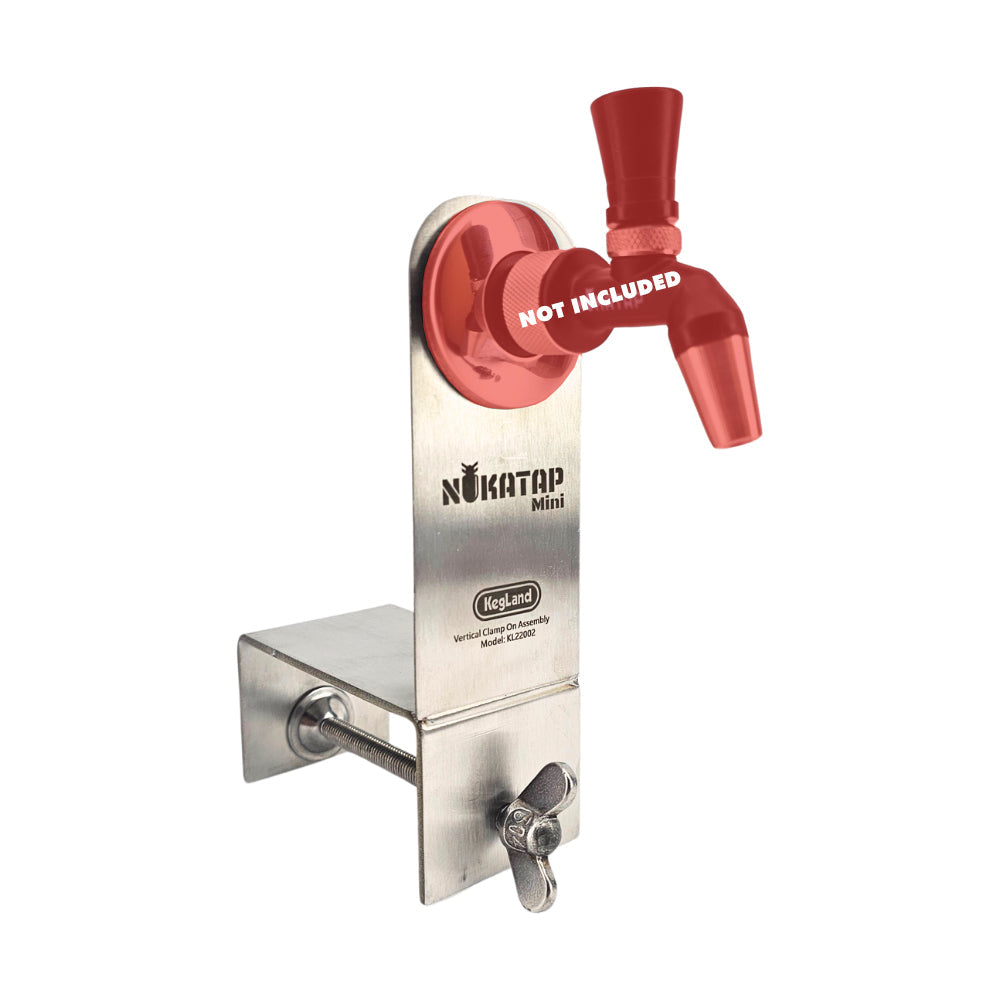 NukaTap Mini vertical clamp on mounting assembly