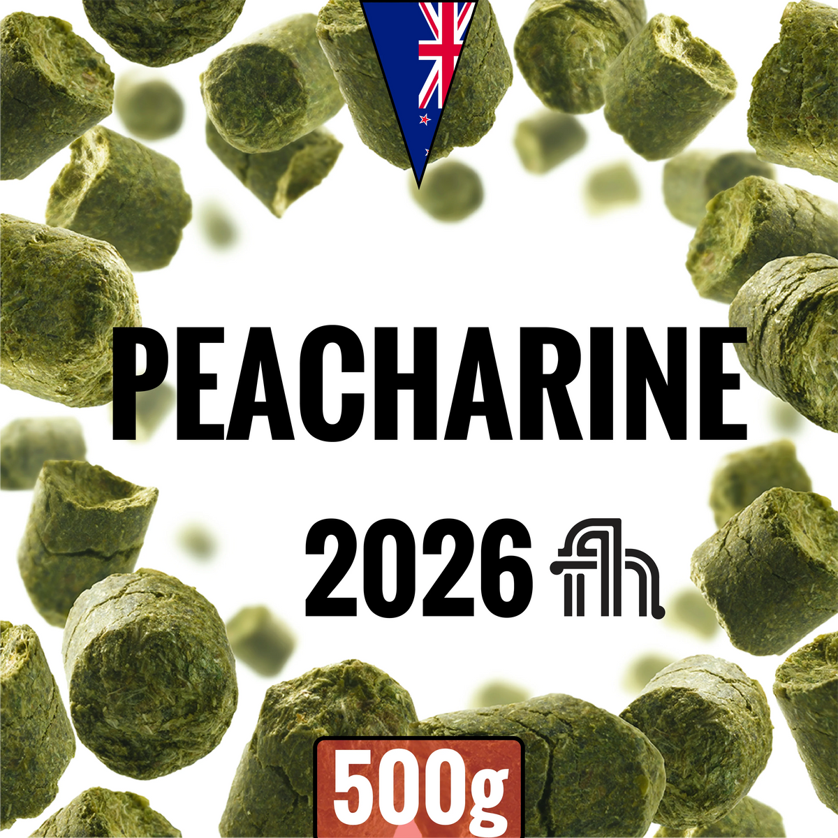 Peacharine 500g pellet hop pack