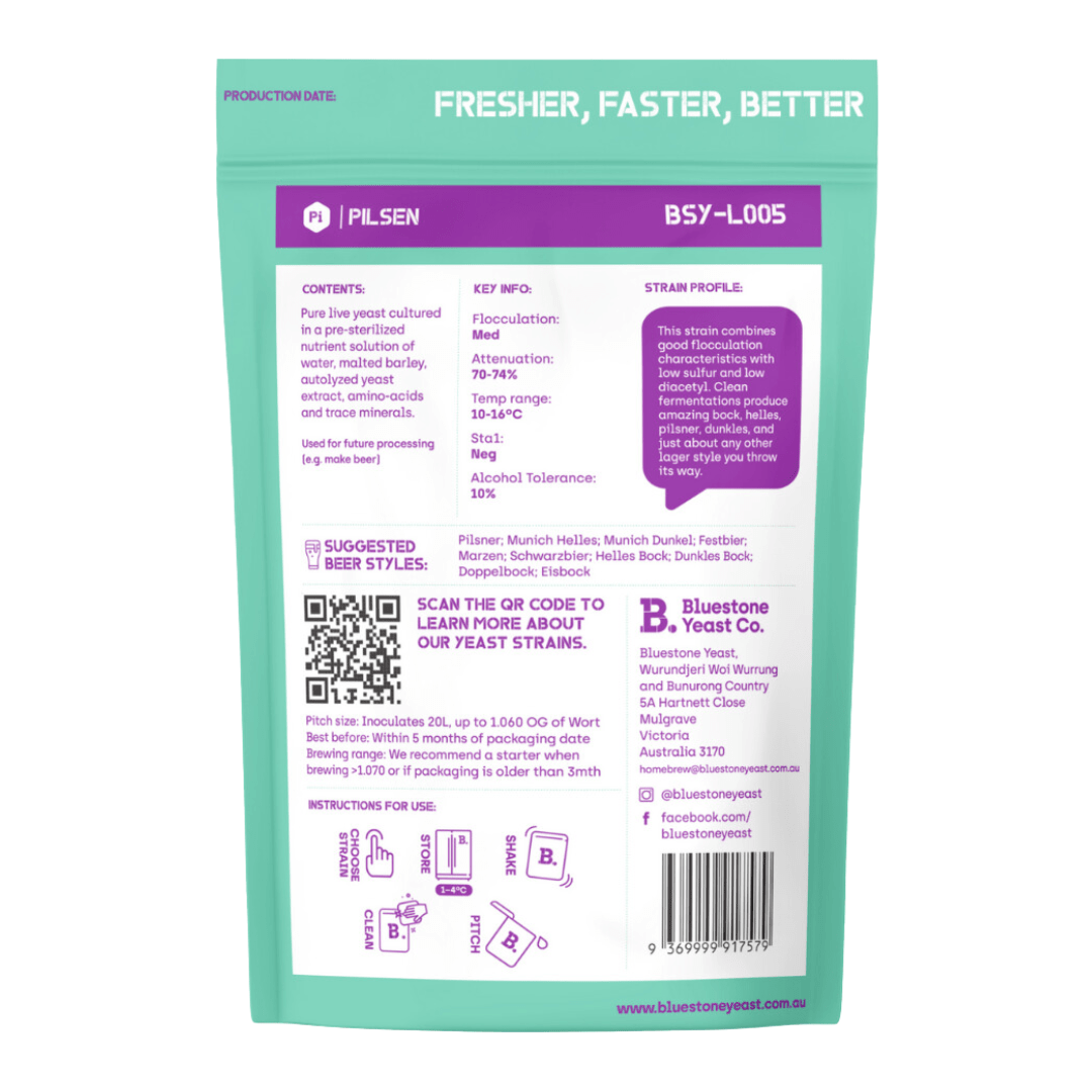 Pilsen Bluestone Yeast