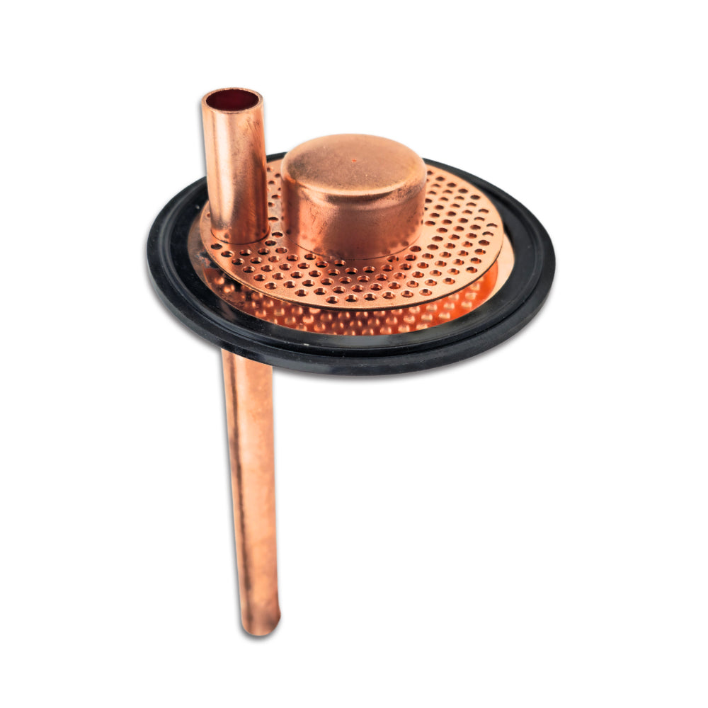 PolyPhoenix 3 inch copper bubble capper plate assembly