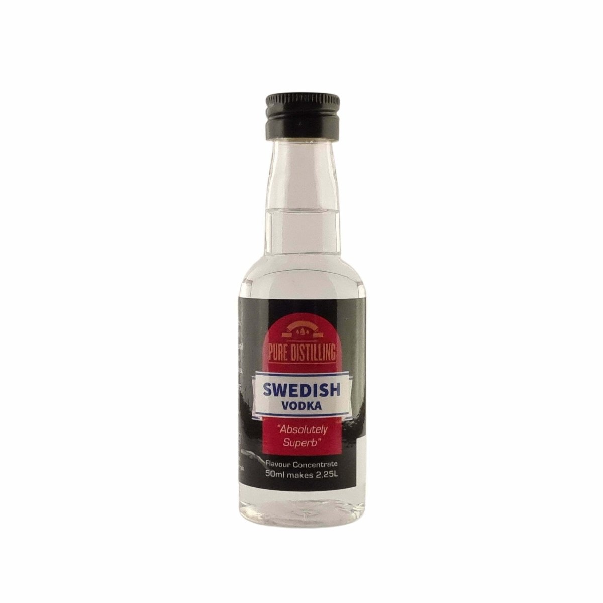 Pure Distilling Vodka Swedish Essence 50mL - Flavours 2.25L of Neutral Alcohol - Distillery King Australia