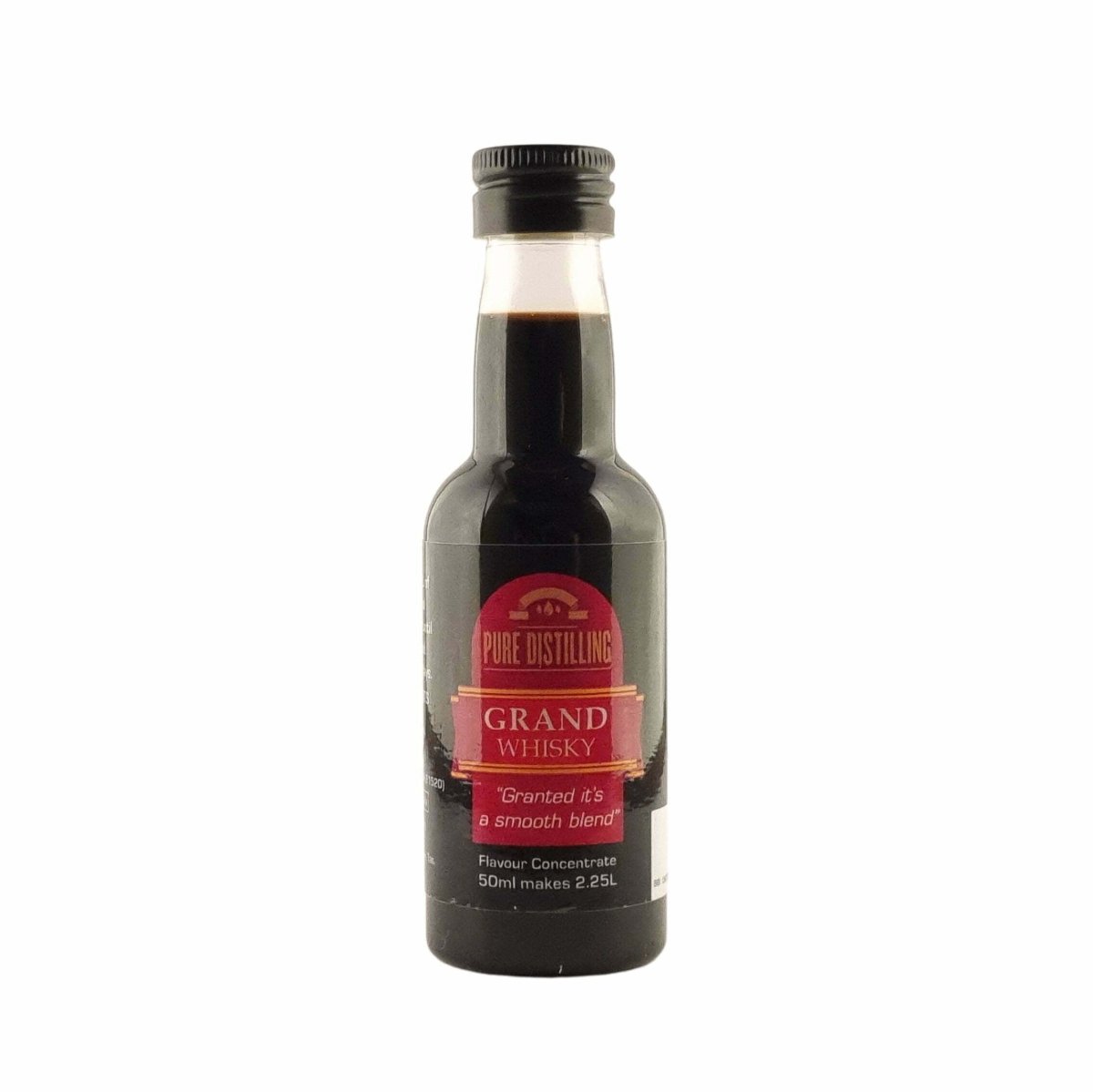 Pure Distilling Whiskey Grand Whisky Essence 50mL - Flavours 2.25L of Neutral Alcohol - Distillery King Australia