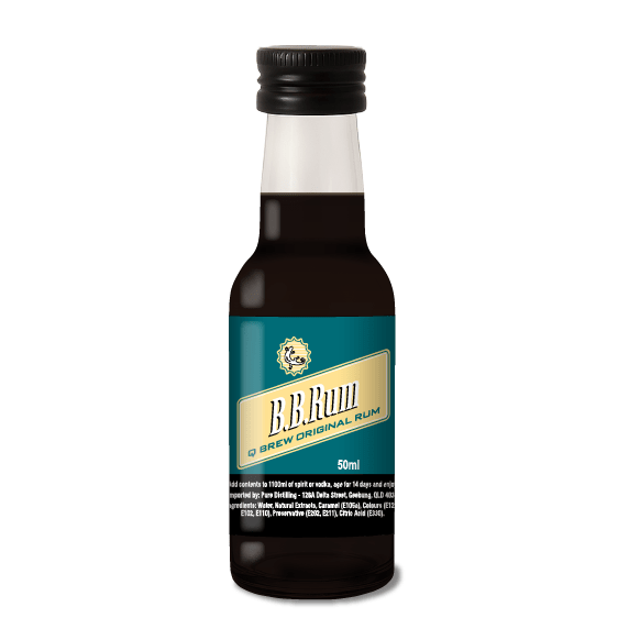 QBrew BB Rum Essence 50mL bottle