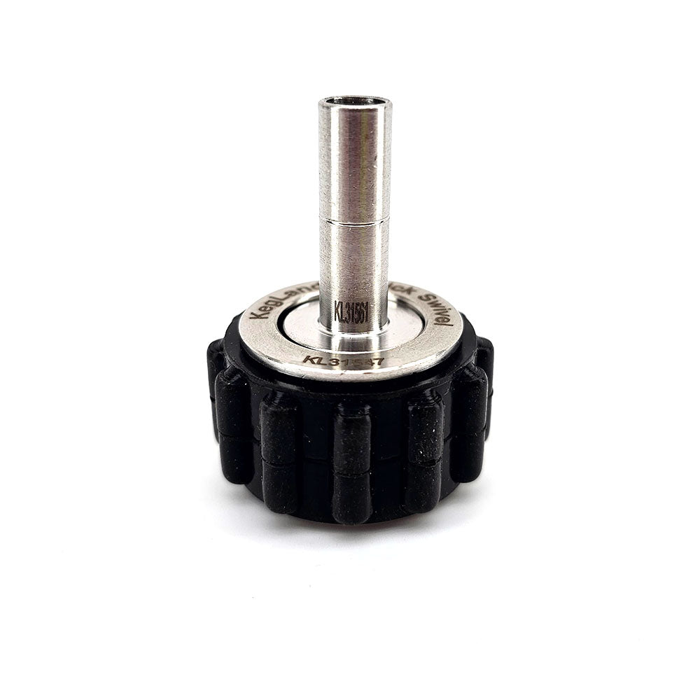 Quick swivel connector 8mm straight barb