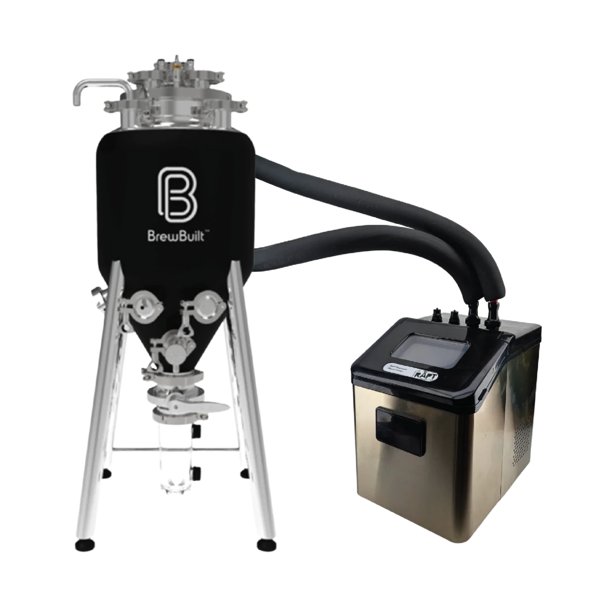 RAPT Bluetooth glycol chiller and BrewBuilt X3 Uni Conical fermenter combo