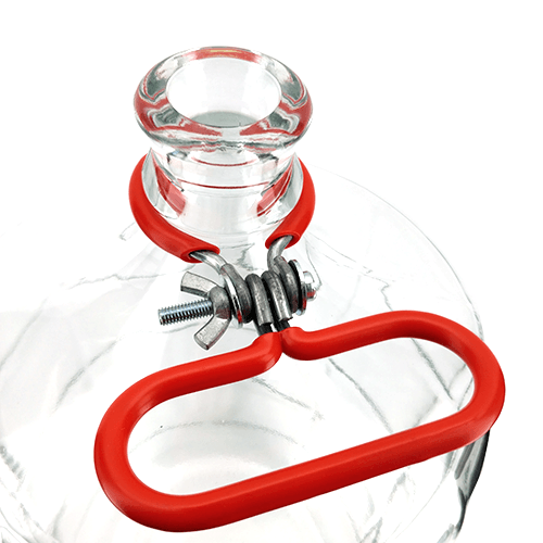 Red Carry Handle 23L Glass Carboy