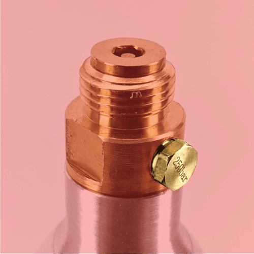 Replacement burst disk washer and disk for Sodastream-compatible cylinder valve
