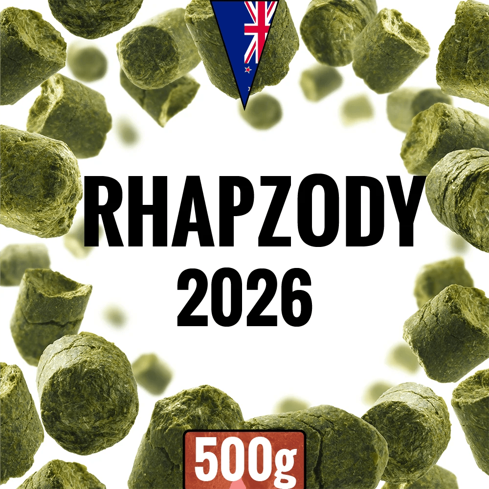 Rhapzody 500g pellet hops pack