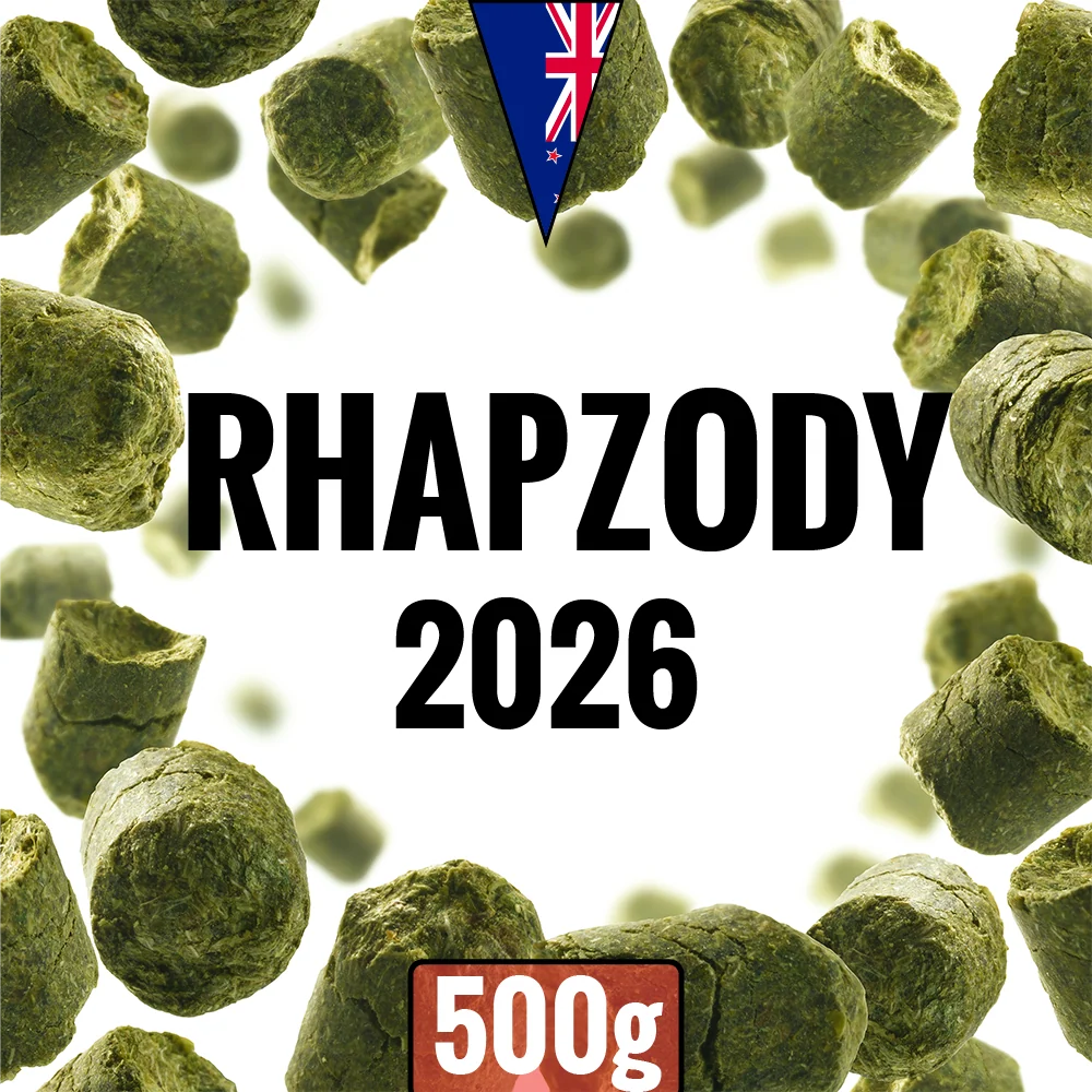 Rhapzody 500g pellet hops pack