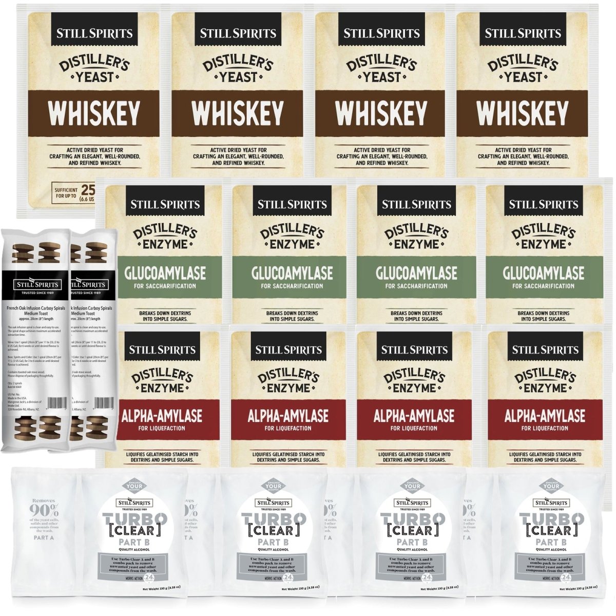 Scotch Whiskey Distiller's Yeast Pack x4 - Distillery King Australia
