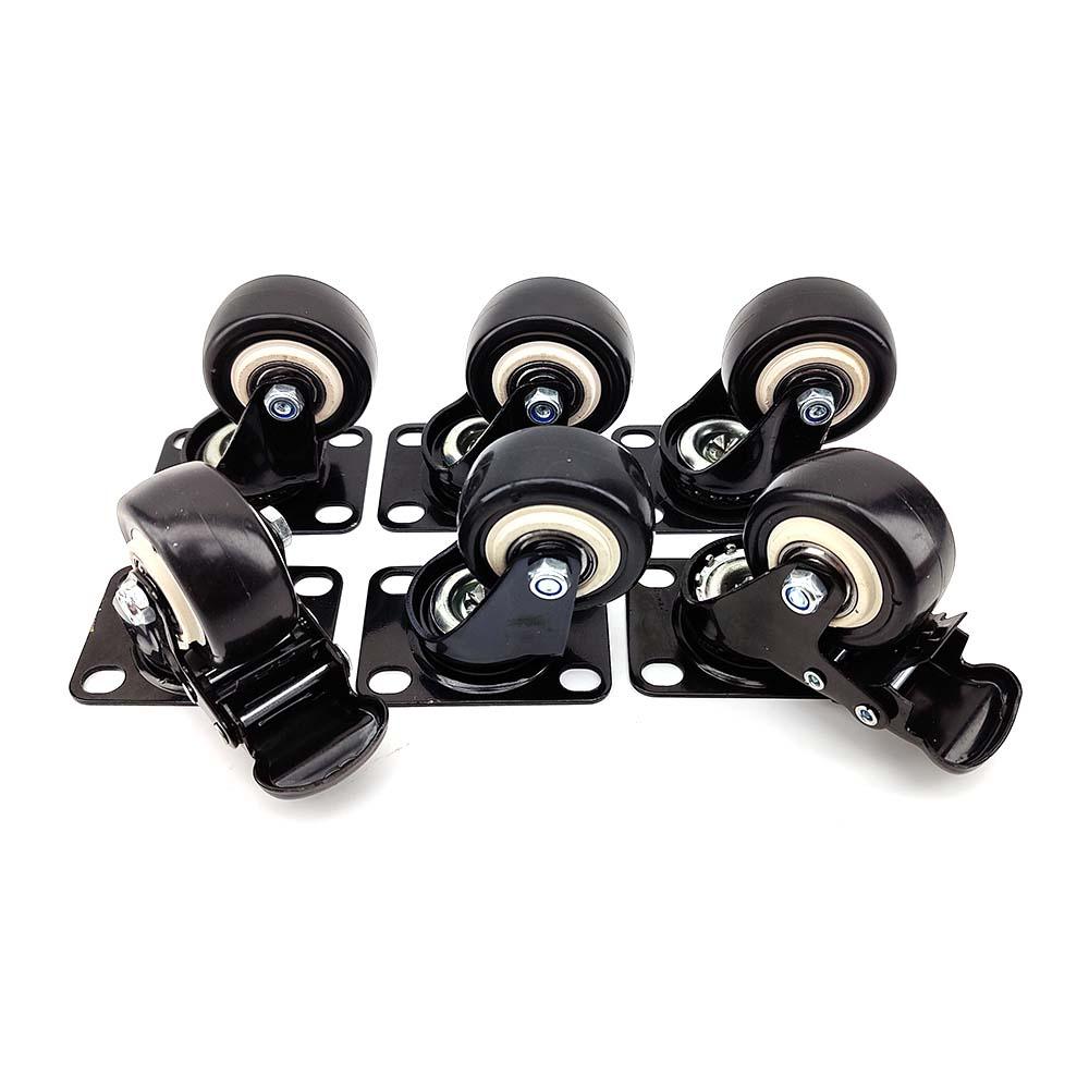 Series X Plus replacement rubber castor wheel set
