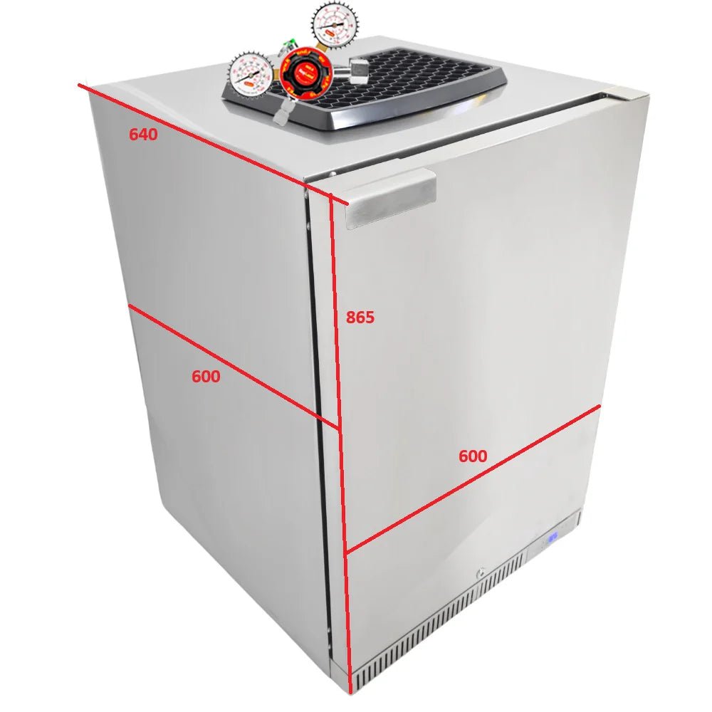Series X.1 Undercover / Build In / Semi - Integrated Under Bench Kegerator Base Unit Keg Fridge - Distillery King Australia