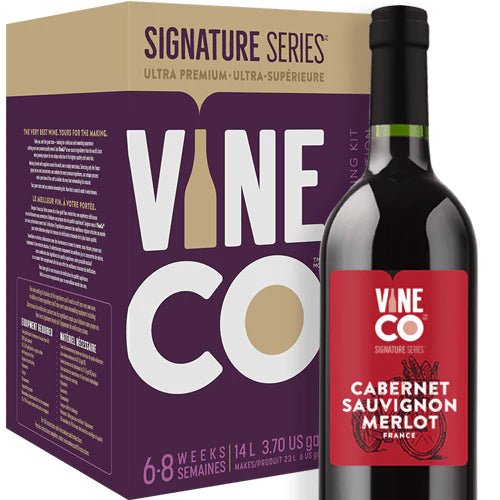 Signature Series Cabernet Sauvignon Merlot (France) - Wine Making Kit - Distillery King Australia