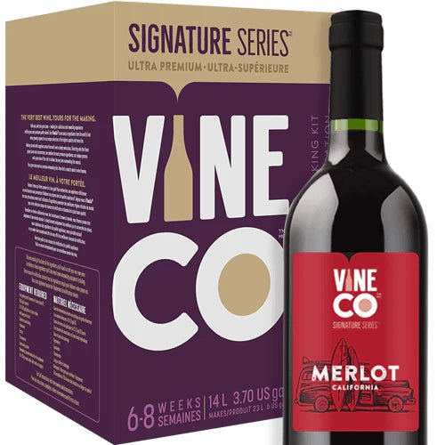 Signature Series Merlot (California) - Wine Making Kit - Distillery King Australia