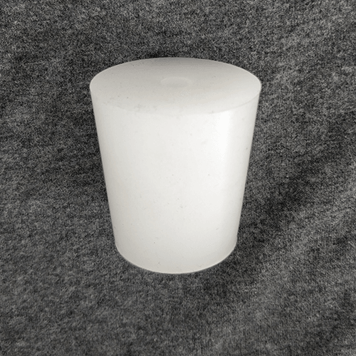 Bored silicone bung for 3L and 5L Erlenmeyer flasks