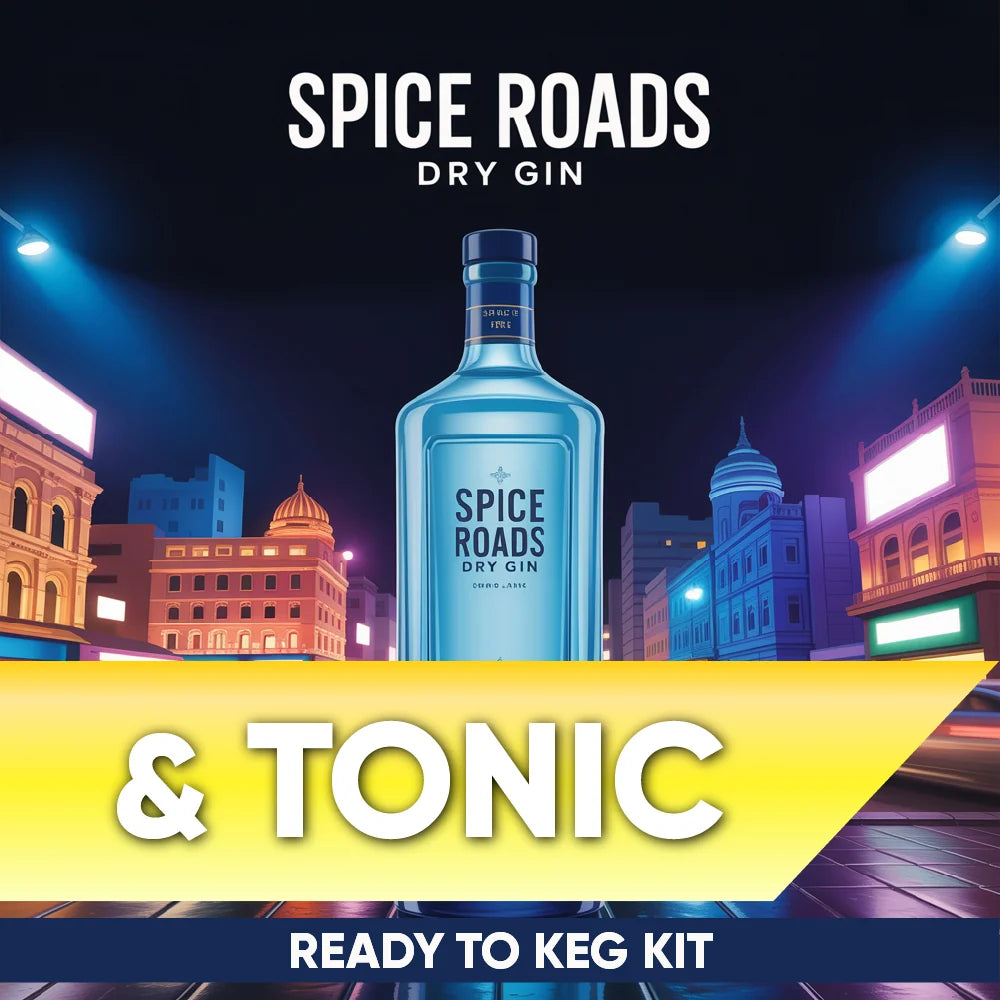 Spice Roads Dry Gin and Tonic ready-to-keg kit