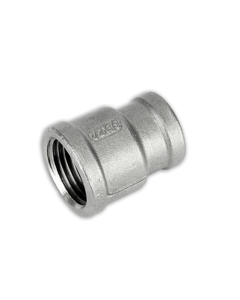 Stainless Steel Reducing Socket - 3/8 Inch x 1/2 Inch