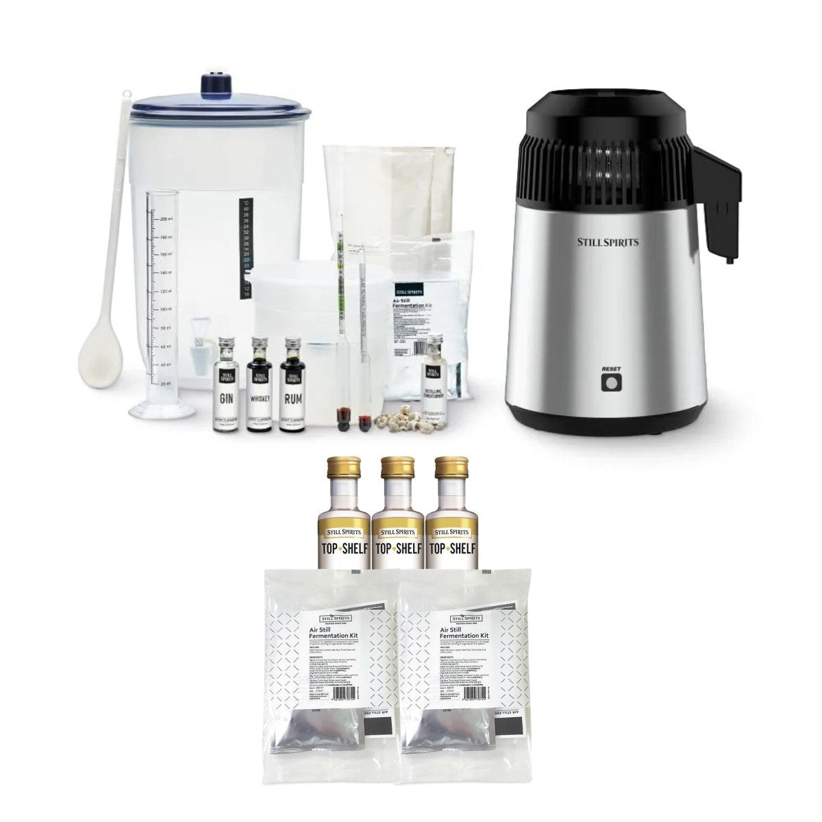 STARTER PLUS KIT Still Spirits 4L Air Still Home Distillery Kit - Distillery King Australia
