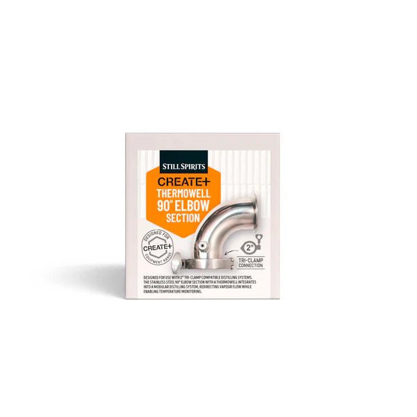 Still Spirits Create+ Thermowell 90° Elbow Section - Distillery King Australia