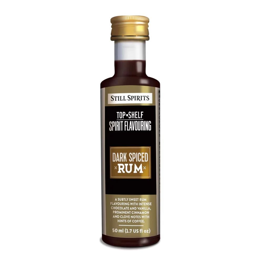 Still Spirits Top Shelf Dark Spiced Rum Spirit Flavouring 50mL