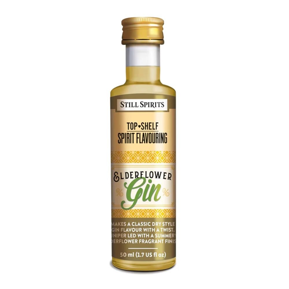 Still Spirits Top Shelf Elderflower Gin Spirit Flavouring 50mL bottle