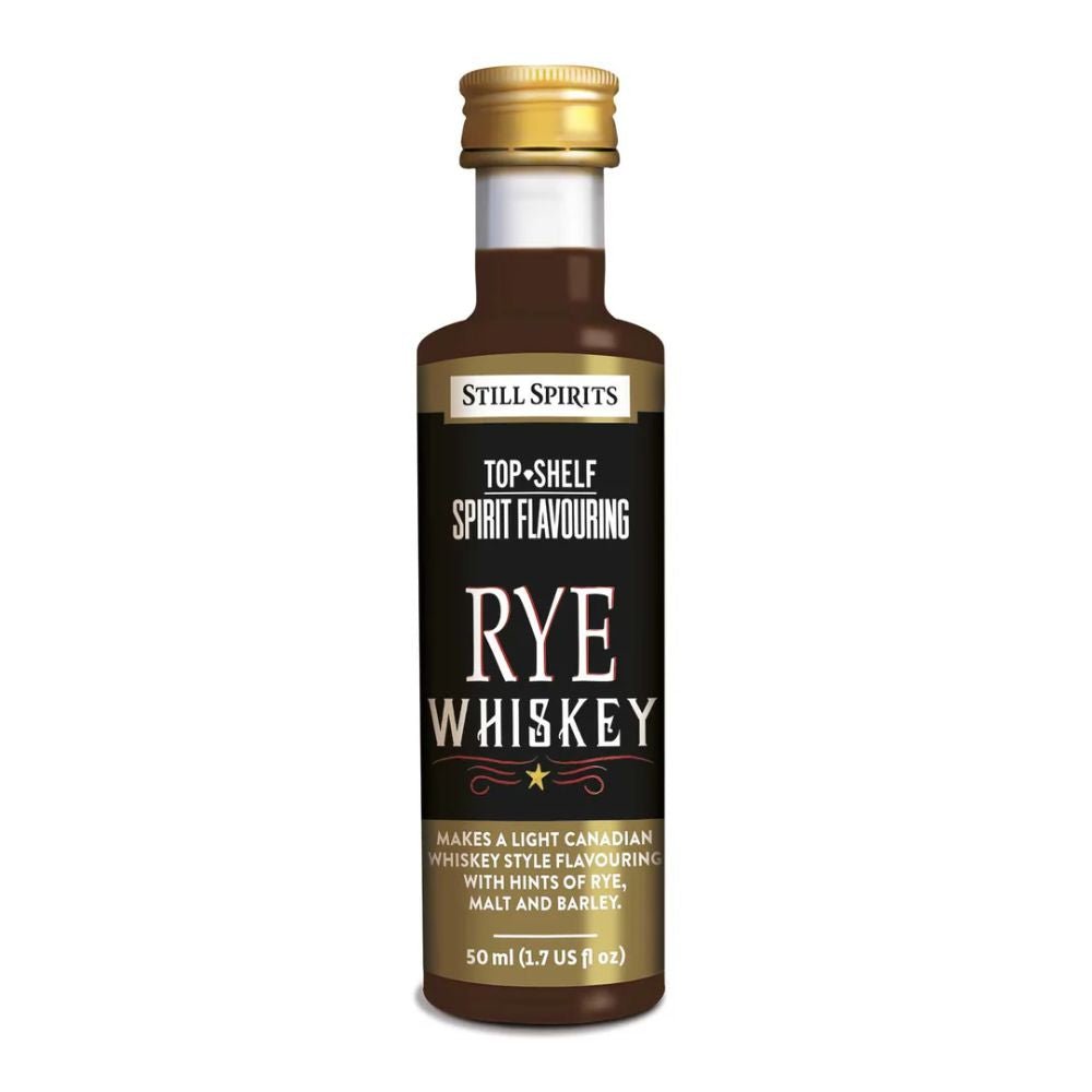 Still Spirits Top Shelf Rye Whiskey Spirit Flavouring 50mL