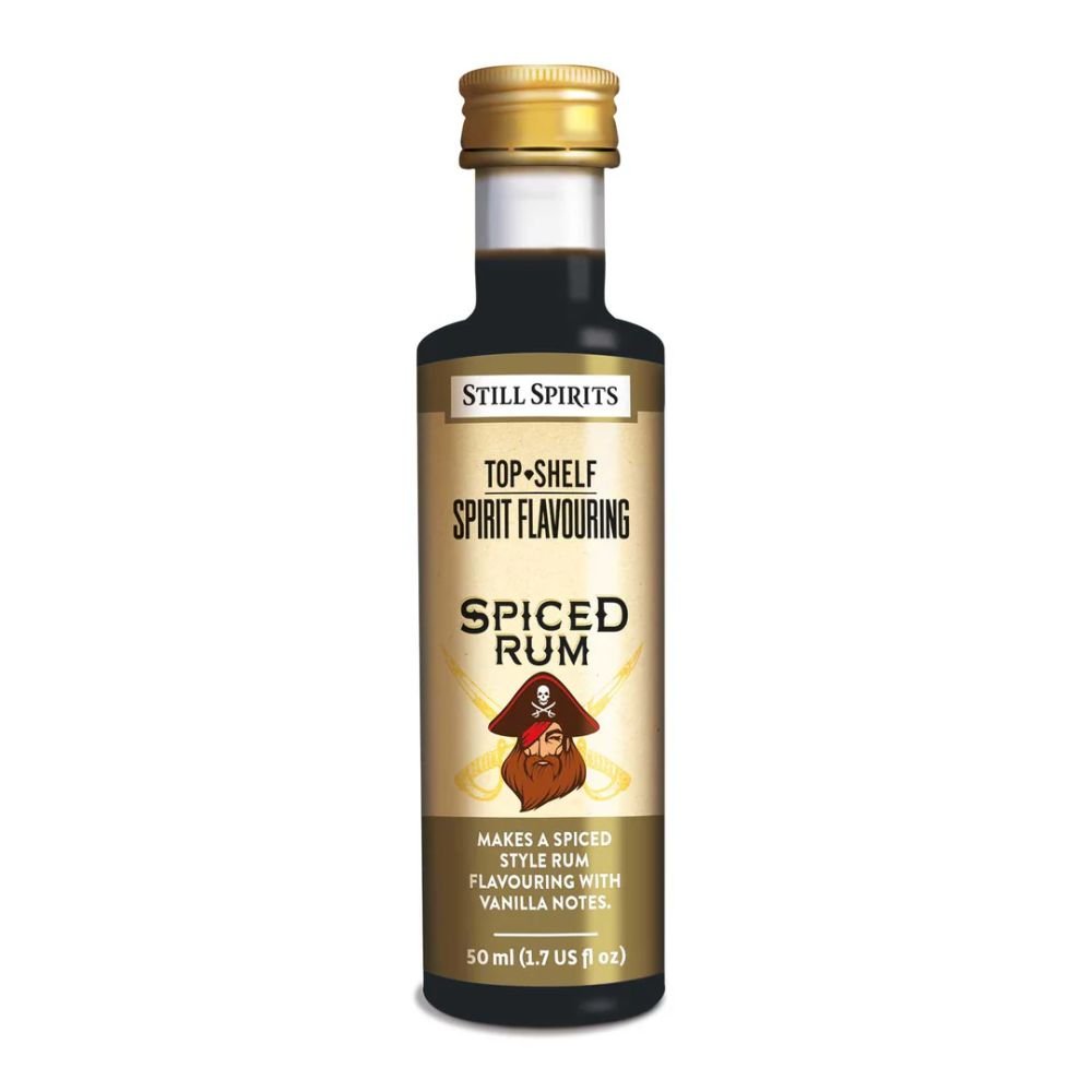 Still Spirits Top Shelf Spiced Rum Spirit Flavouring 50mL