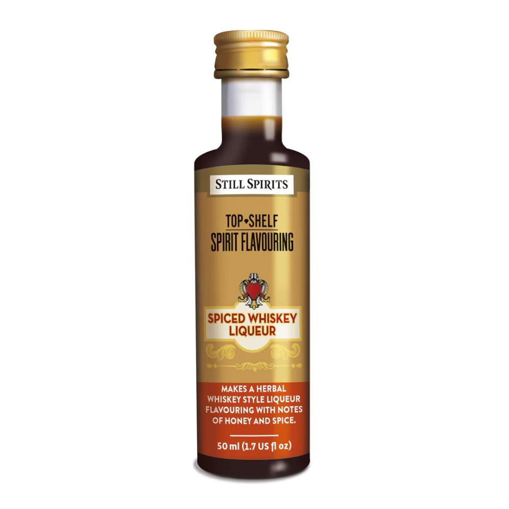 Still Spirits Top Shelf Spiced Whiskey Liqueur Spirit Flavouring 50mL