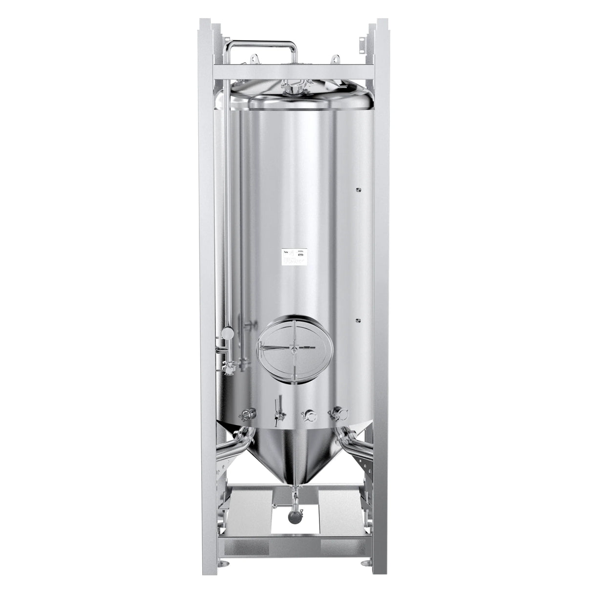 TeleTank 1200L jacketed pressurisable fermenter uni-tank