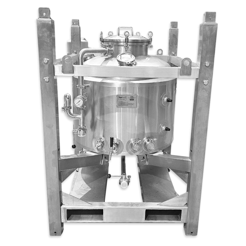TeleTank 250L Jacketed Pressurisable Fermenter Uni-Tank