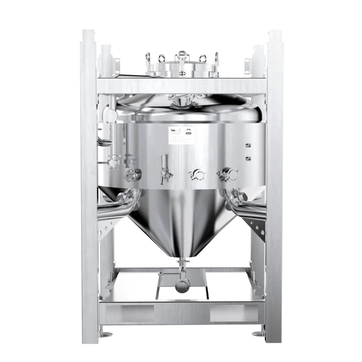 TeleTank 300L Jacketed Pressurisable Fermenter Uni-Tank
