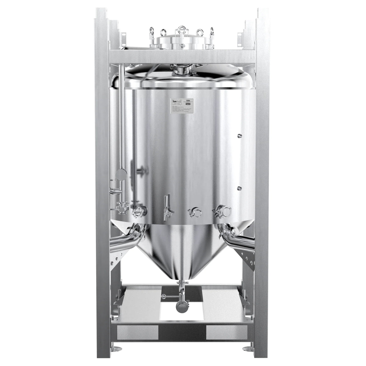 TeleTank 600L jacketed pressurisable fermenter uni-tank