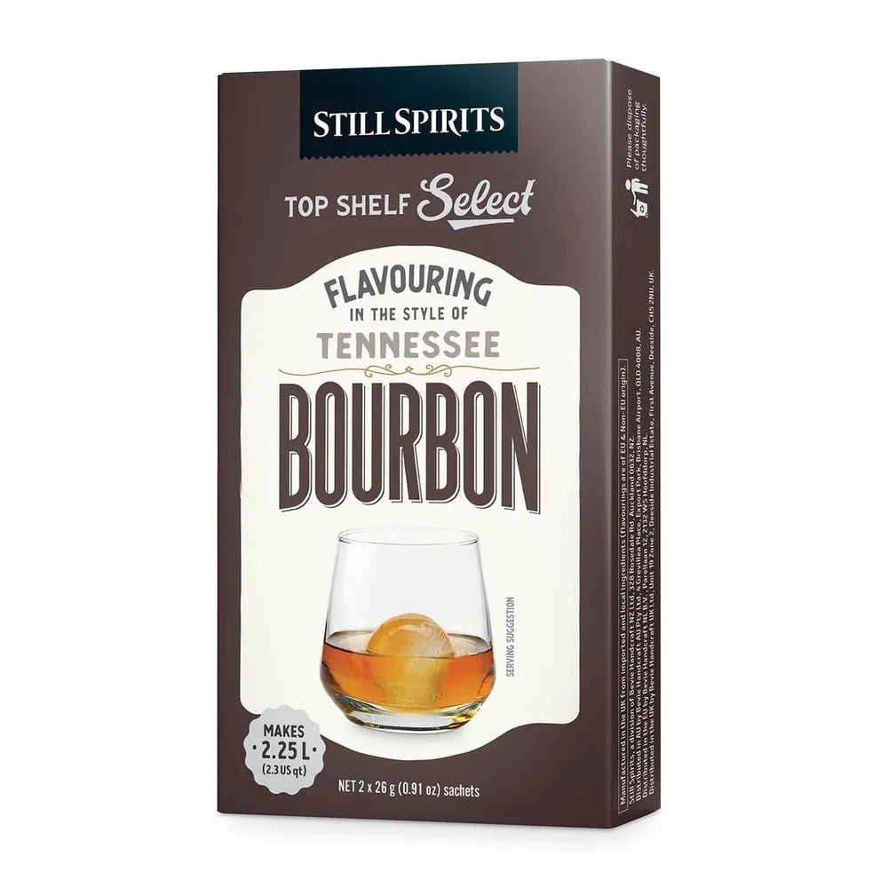 Top Shelf Select Bourbon Tennessee Bourbon Essence (2 x 1.125L Sachets) - Distillery King Australia